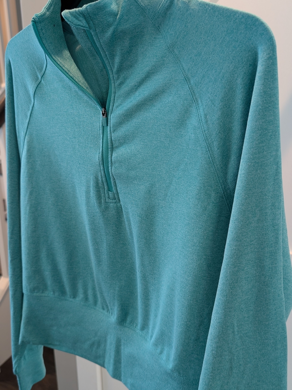 Danskin Teal Half Zip - Picture 6 of 11